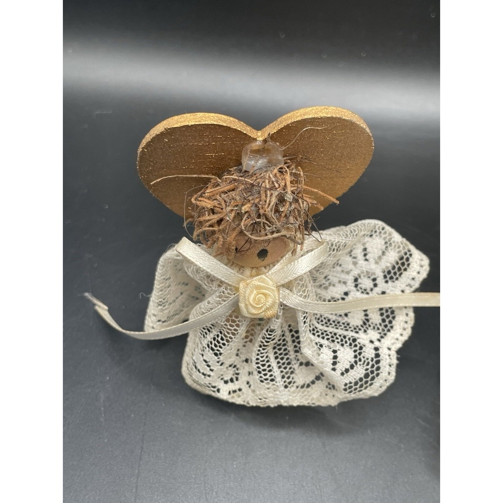 Vintage Handmade Angel Ornaments - Picture 3 of 7